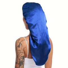 Long Satin Bonnet Hair Bonnet For Sleeping Shower Cap Reusable