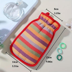 3pcs Exfoliating Shower Gloves Mitt Washcloth Bath Gloves