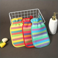 3pcs Exfoliating Shower Gloves Mitt Washcloth Bath Gloves
