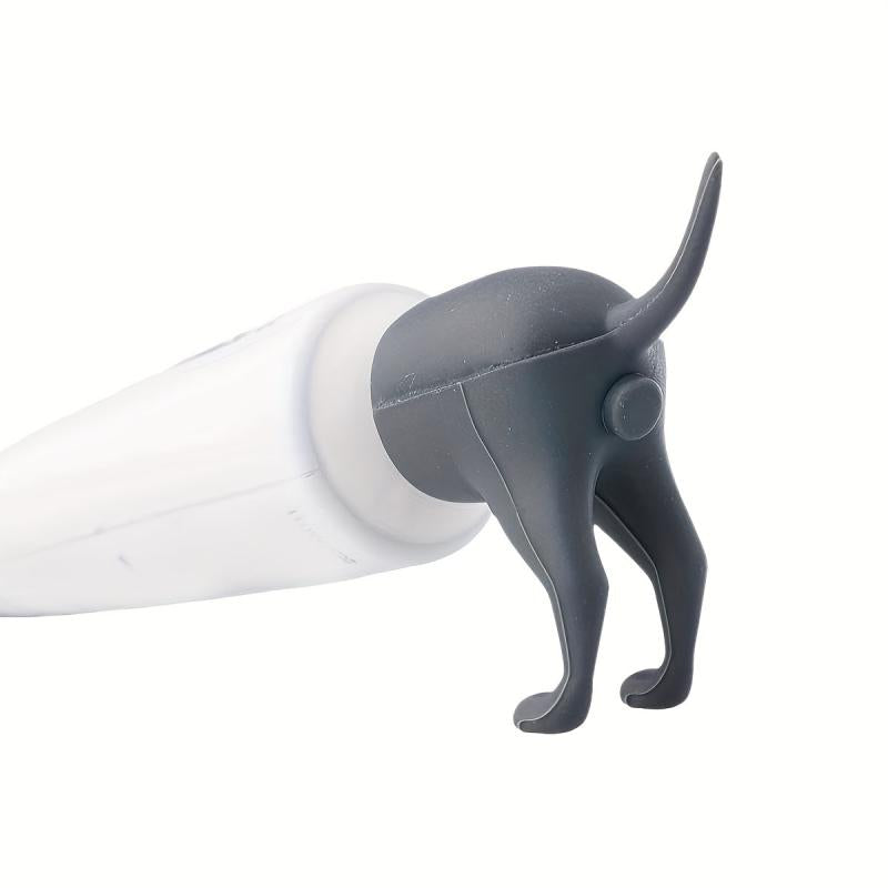 Funny Pooping Dog Butt Toothpaste Topper Cap Self Closing Toothpaste Caps