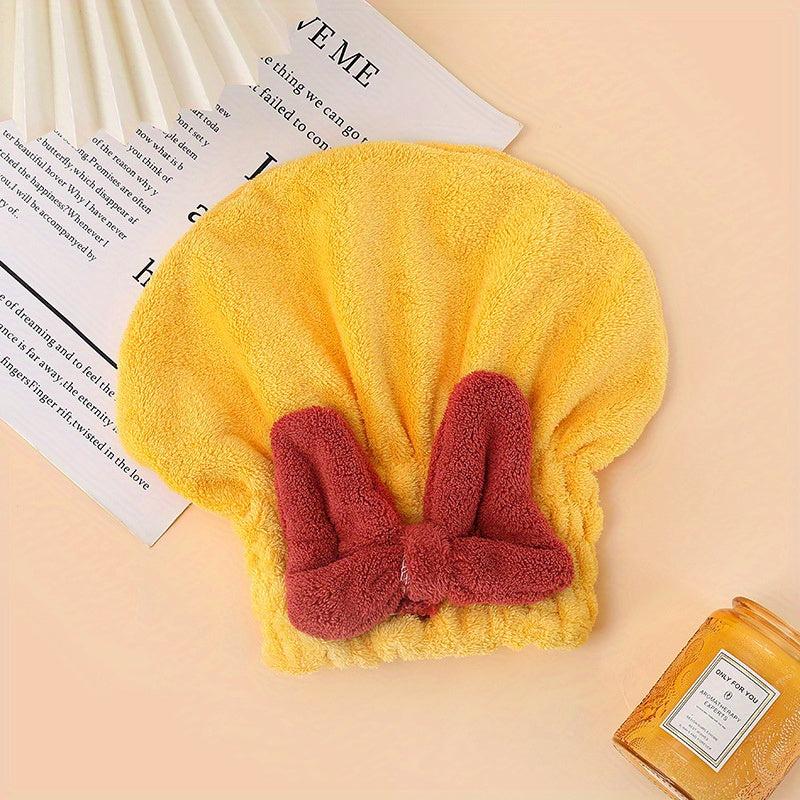 2pcs Hair Towel Wrap Microfiber Absorbent Hair Turban Quick Drying for Women