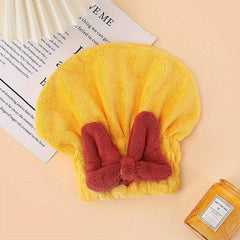 2pcs Hair Towel Wrap Microfiber Absorbent Hair Turban Quick Drying for Women