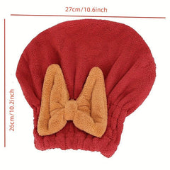 2pcs Hair Towel Wrap Microfiber Absorbent Hair Turban Quick Drying for Women