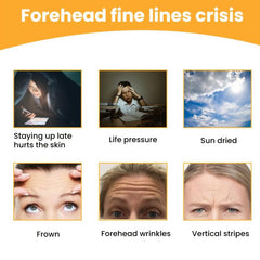 10pcs Forehead Wrinkle Patch for Smoothing Fine Lines Firming Facial Skin