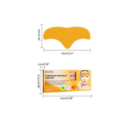10pcs Forehead Wrinkle Patch for Smoothing Fine Lines Firming Facial Skin