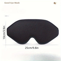 3D Memory Foam Sleep Mask Block Out Light Blindfold