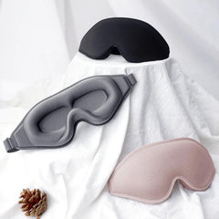 3D Memory Foam Sleep Mask Block Out Light Blindfold