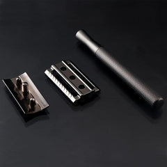 Double Edge Metal Safety Razor Vintage Beard Scraper Manual Razor Safety Holder