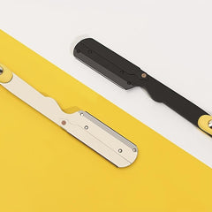 Gradient Foldable Hair Blade Barber Straight Razor For Men