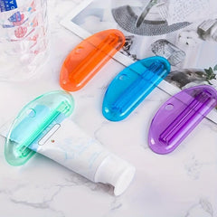 4pcs Plastic Tube Squeezer Toothpaste Clips Holder Dispenser
