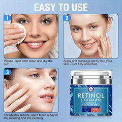 Retinol Neck Cream with Collagen & Hyaluronic Acid