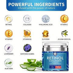 Retinol Neck Cream with Collagen & Hyaluronic Acid