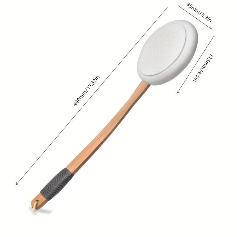 4pcs Lotion Applicator For Back Feet 3 Replaceable Pads with Long Handle