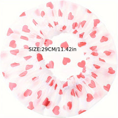 Adjustable Printed Shower Cap Waterproof Bath Caps