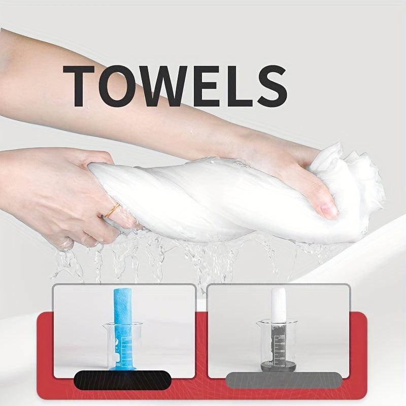 Compr. Disposable Face Towel 14pcs Portable Cotton Cleansing Towel
