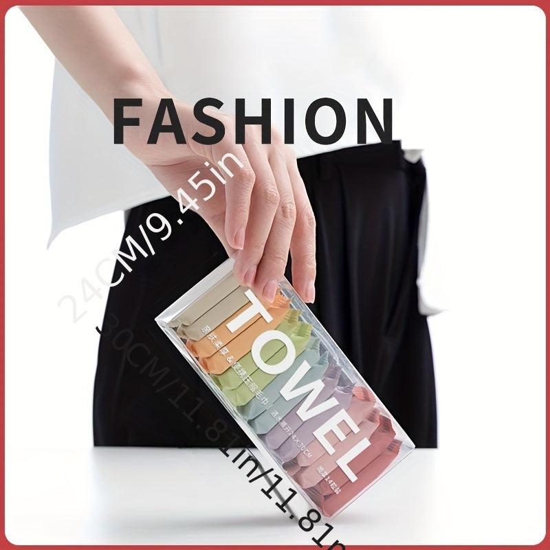 Compr. Disposable Face Towel 14pcs Portable Cotton Cleansing Towel