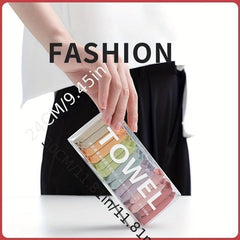 Compr. Disposable Face Towel 14pcs Portable Cotton Cleansing Towel