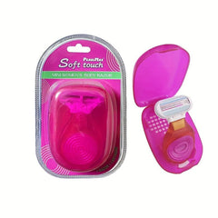 PearlMax Travel Razor Portable Mini Razor For Silky Shaving On The Go