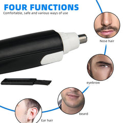 Electric Nose Hair Trimmer for Men and Women - Painless Removal