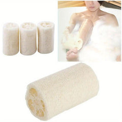 3pcs Natural Exfoliating Loofah Sponge Body Scrubber Spa Bathing Showering