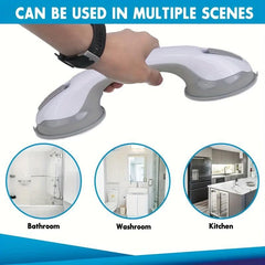 2pcs Shower Handle Grab Bars Strong Suction Cup Hold Safety Bars for Seniors