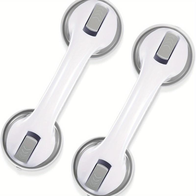 2pcs Shower Handle Grab Bars Strong Suction Cup Hold Safety Bars for Seniors