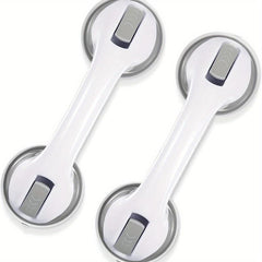 2pcs Shower Handle Grab Bars Strong Suction Cup Hold Safety Bars for Seniors