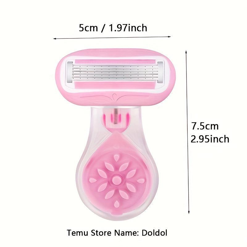 5-Layer Women's Hair Removal Razor for Smooth Shaving