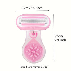 5-Layer Women's Hair Removal Razor for Smooth Shaving
