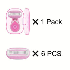 5-Layer Women's Hair Removal Razor for Smooth Shaving