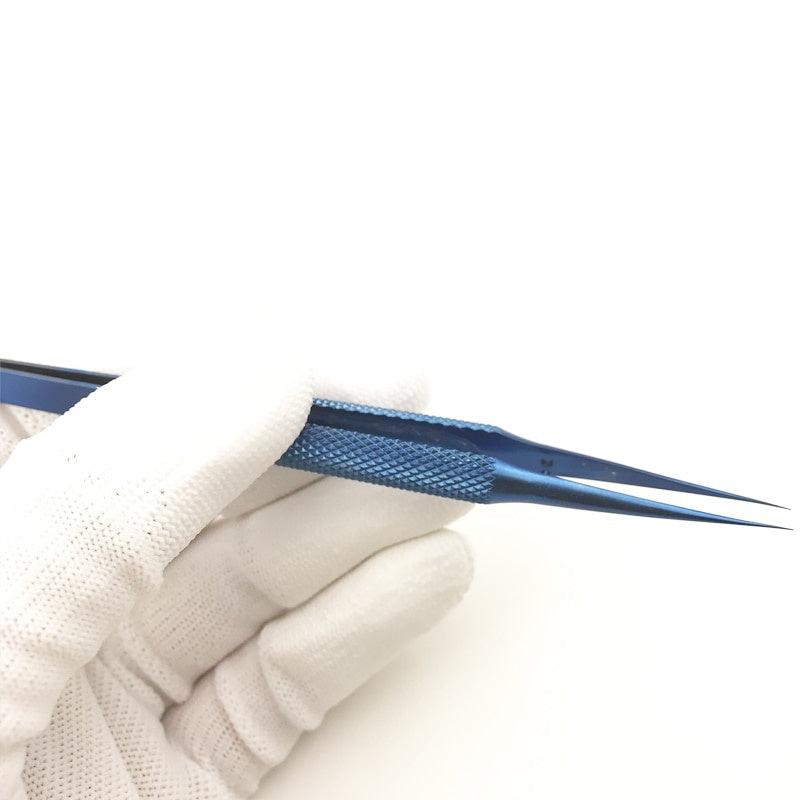 1pc Titanium Alloy 0.15mm Sharp Tweezers for Eyelash Extension