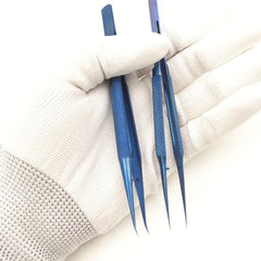 1pc Titanium Alloy 0.15mm Sharp Tweezers for Eyelash Extension