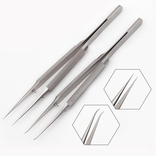 1pc Titanium Alloy 0.15mm Sharp Tweezers for Eyelash Extension