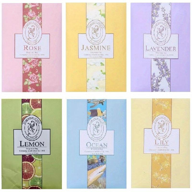 6pcs Fragrance Bag Wardrobe Air Freshener Bag for Perfumed Clothes
