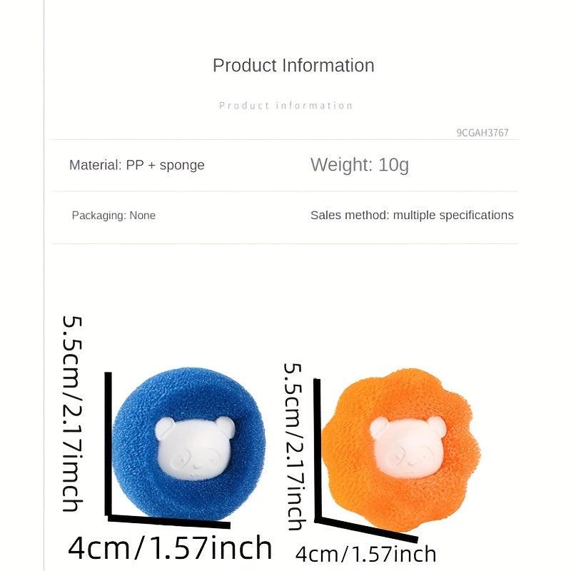 10pcs Pet Hair Remover Reusable Ball Wool Sticker Cat Hair Remover