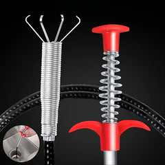 Drain Clog Remover Hair Catcher Spring Pipe Dredging Tool