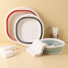 Portable Folding Basin Multipurpose Collapsible Wash Basin Lightweight Basin
