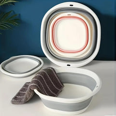 Portable Folding Basin Multipurpose Collapsible Wash Basin Lightweight Basin