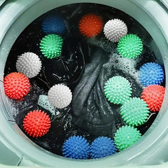 6pcs Reusable Laundry Ball Washing Machine Dryer Softener Drying Anti Rolling