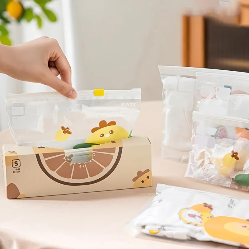 15 20pcs Disposable Fresh-keeping Bags for Kitchen Home Travel Business