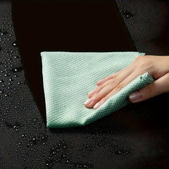 10 Microfiber Glass Cleaning Cloths Fish Scale Wiping Towel
