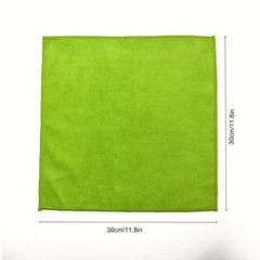 10pcs Microfiber Cleaning Cloths Soft Absorbent Lint-Free Wash Cloth 30x30 cm