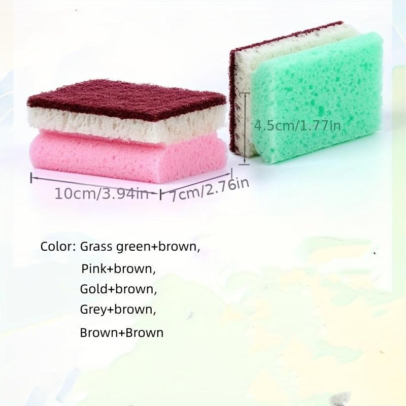 Sponge Wipe Kitchen Cleaning Supplies High Density Scouring Pad Dishcloth