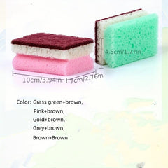 Sponge Wipe Kitchen Cleaning Supplies High Density Scouring Pad Dishcloth