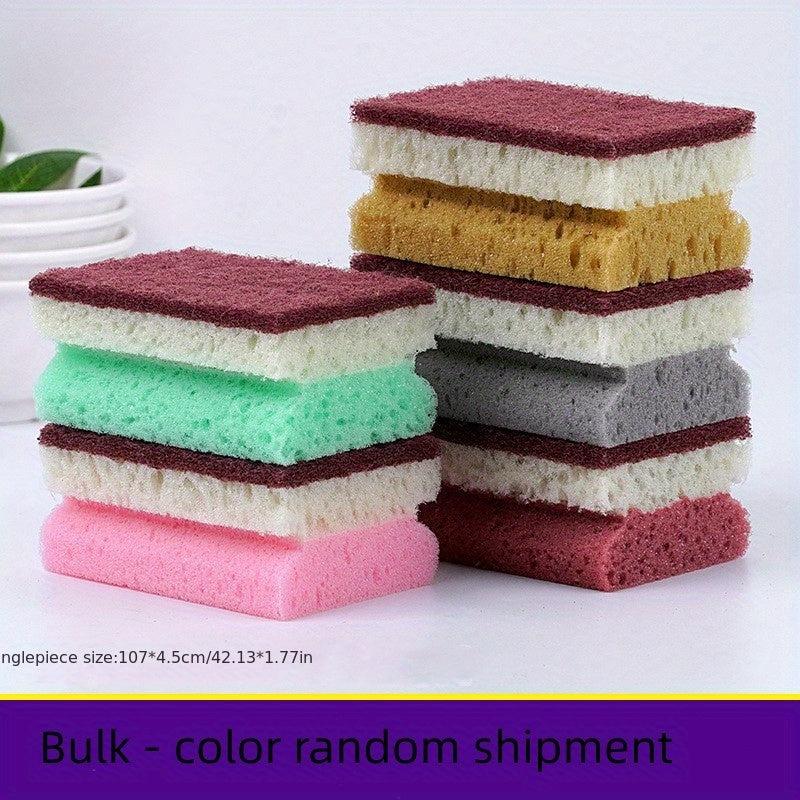 Sponge Wipe Kitchen Cleaning Supplies High Density Scouring Pad Dishcloth