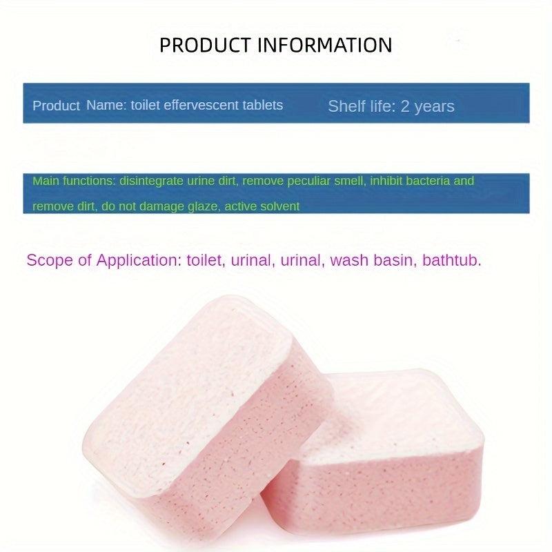 10pcs Toilet Bowl Cleaner Tablet Deep Cleaning Odor Remover