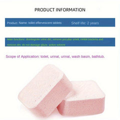 10pcs Toilet Bowl Cleaner Tablet Deep Cleaning Odor Remover