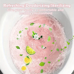 10pcs Toilet Bowl Cleaner Tablet Deep Cleaning Odor Remover