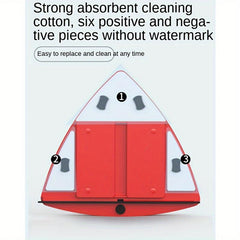 Household Magnetic Window Cleaner Double-sided Glass Wiper