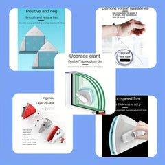 Household Magnetic Window Cleaner Double-sided Glass Wiper